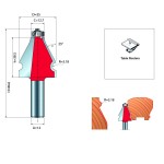 TABLE EDGE BITS CHUCK D.12 / 35x38,5mm