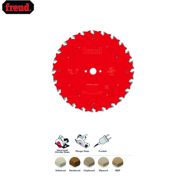 FREUD CIRCULAR SAW BLADE FR11W001H / 184 x 16 x 2.4/1.6 x Z24