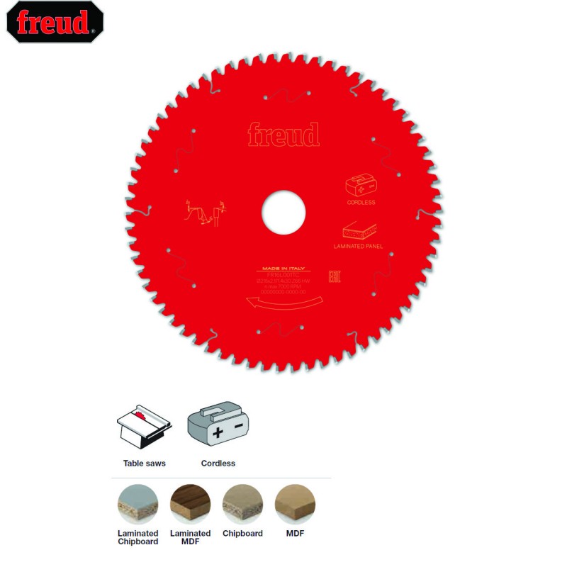CL UNIVERSAL FREUD BLADE FR16L001TC / 216 x 30 x 2.1/1.4 x Ζ66