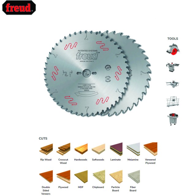 UNIVERSAL FREUD BLADE LU2A 2100 / 300X3.2X30 x Z48