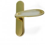 WINDOW HANDLE DIVA WITH MURANO / GOLD 