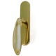 WINDOW HANDLE DIVA WITH MURANO / GOLD  WINDOW HANDLES