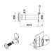 DOOR PEEPHOLE 60-85 AMIG MAT NICKEL PEEPHOLES