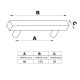 C1308 FURNITURE HANDLE / ANTIQUE 