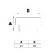 C1036 FURNITURE KNOB / MAT NICKEL / PARALLELOGRAM MODERN COLLECTION