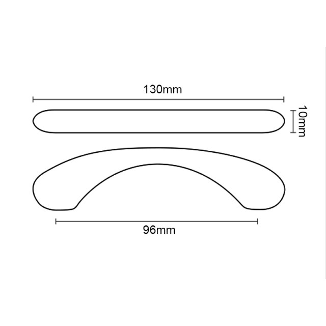 M3160 FURNITURE HANDLE / MAT GOLD 