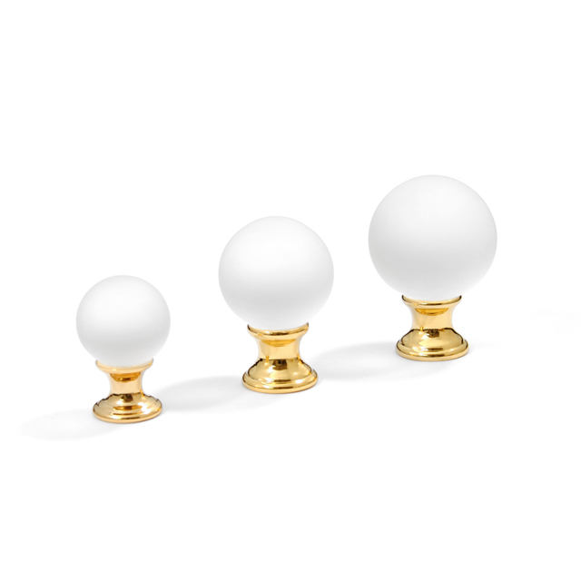 24K DANY FURNITURE KNOB / WHITE 