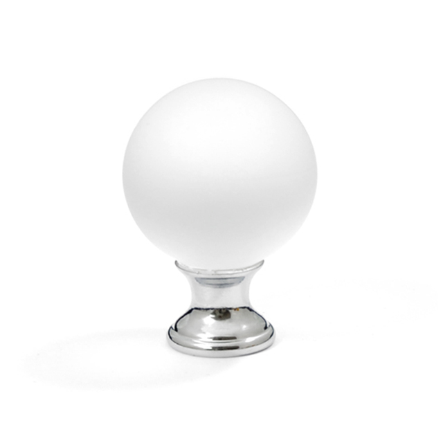 DANY FURNITURE KNOB / CHROME WHITE 