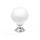 DANY FURNITURE KNOB / CHROME WHITE  MURANO COLLECTION