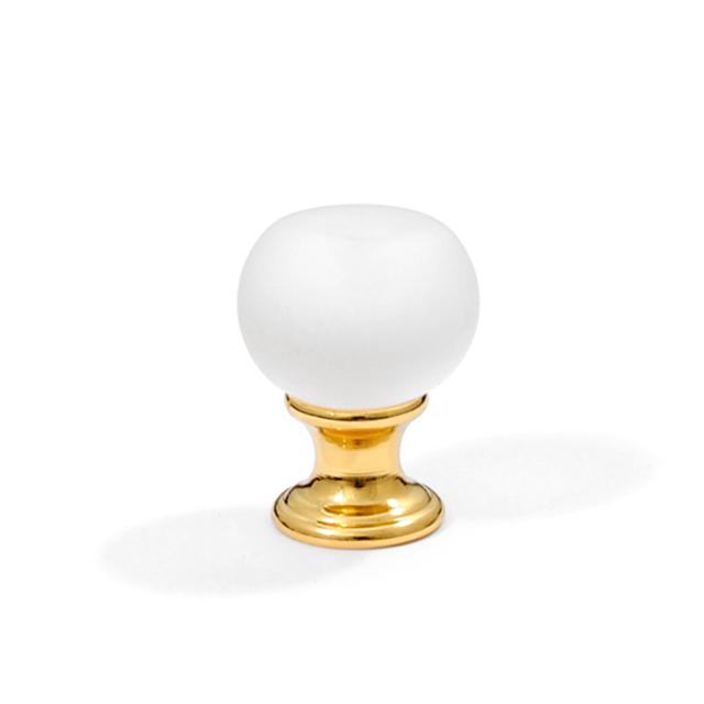 24K MELA FURNITURE KNOB / WHITE 