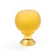 24K MELA FURNITURE KNOB / YELLOW  MURANO COLLECTION