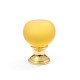 24K MELA FURNITURE KNOB / YELLOW  MURANO COLLECTION