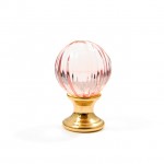 24K RIGADIN FURNITURE KNOB / PINK 