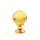 24K RIGADIN FURNITURE KNOB / YELLOW MURANO COLLECTION