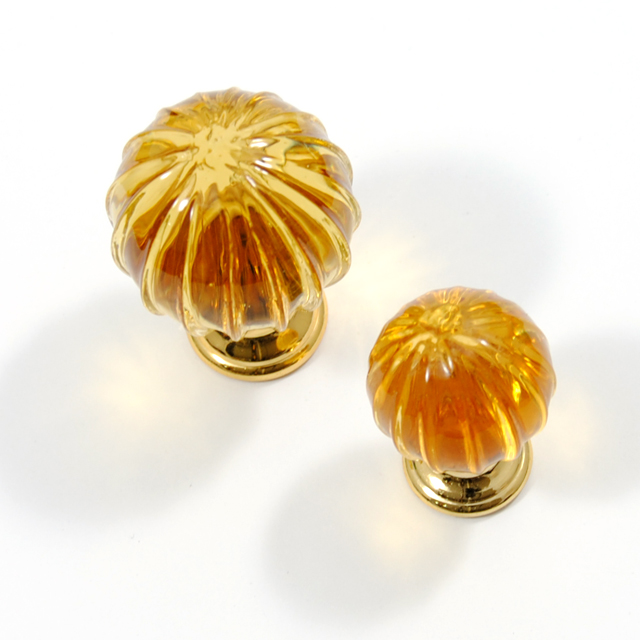 24K RIGADIN FURNITURE KNOB / YELLOW
