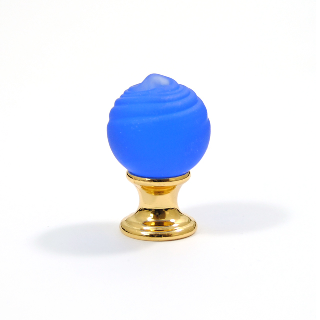 24K ROSELLINA FURNITURE KNOB / BLUE 