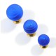 24K ROSELLINA FURNITURE KNOB / BLUE  MURANO COLLECTION