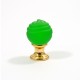 24K ROSELLINA FURNITURE KNOB / GREEN  MURANO COLLECTION