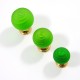 24K ROSELLINA FURNITURE KNOB / GREEN  MURANO COLLECTION