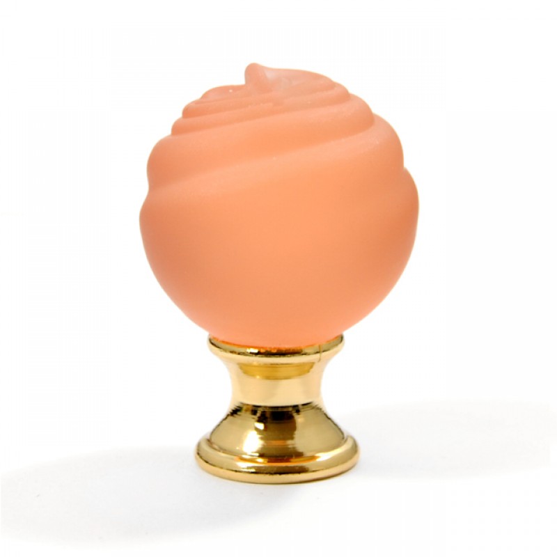 24K ROSELLINA KNOB / PINK  MURANO COLLECTION