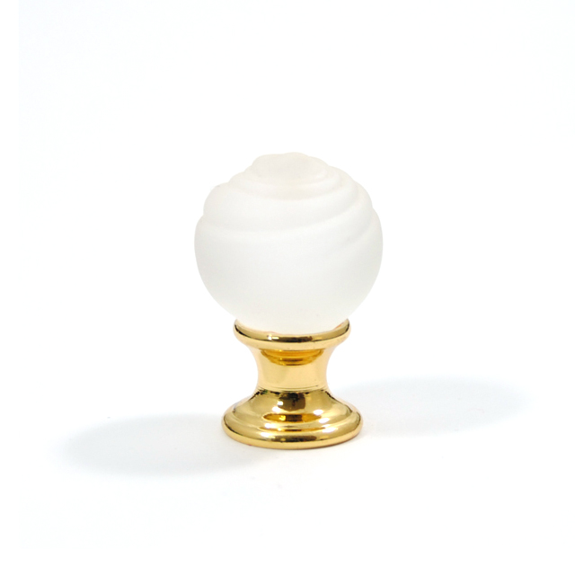 24K ROSELLINA FURNITURE KNOB / WHITE