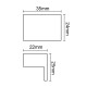 M125 FURNITURE KNOB / MAT NICKEL  MODERN COLLECTION