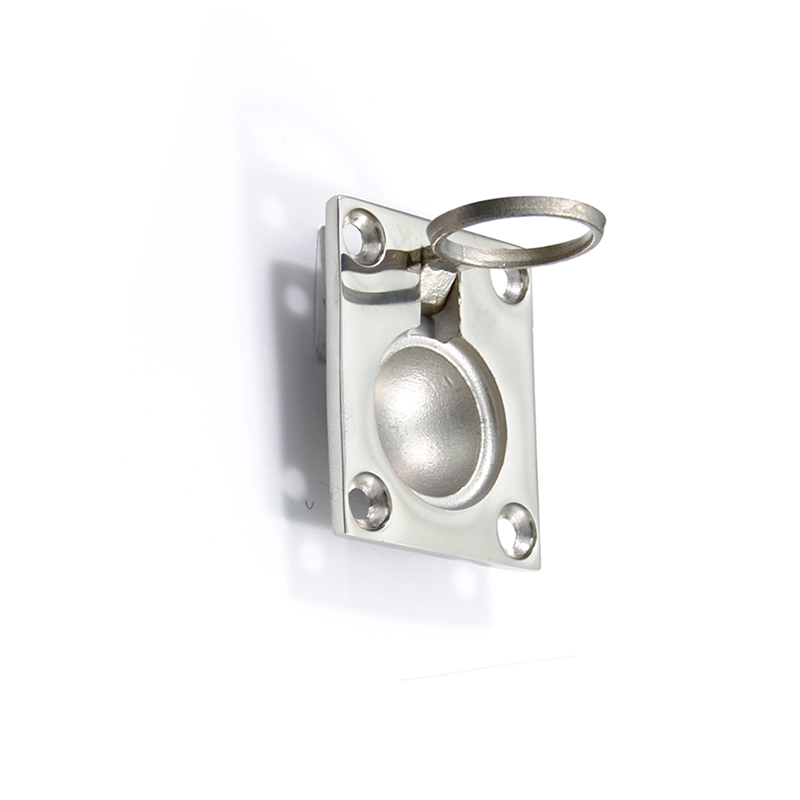RECESSED STAINLESS STEEL RING PULL FOR HIDDEN DOOR DOOR INSET HANDLES-PULLS