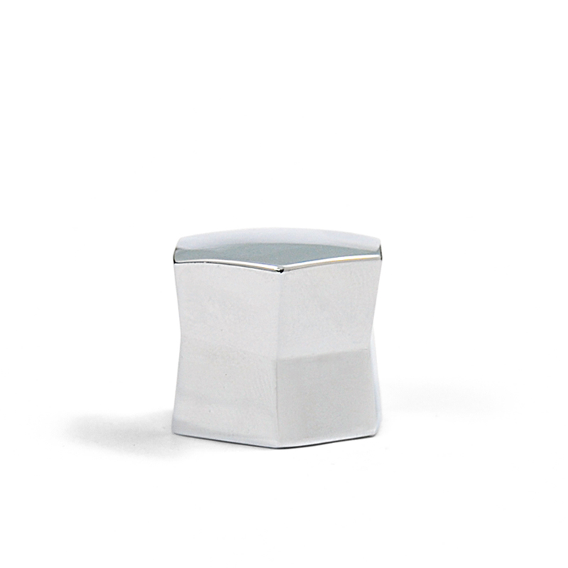 HEXAGON CHROME FURNITURE KNOB COFFEE POT MODERN COLLECTION