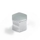 HEXAGON CHROME FURNITURE KNOB COFFEE POT MODERN COLLECTION