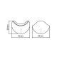 V0113 GREEN FURNITURE KNOB MODERN COLLECTION