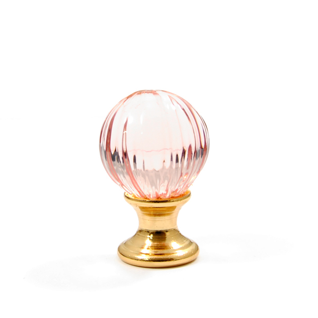 24K RIGADIN FURNITURE KNOB / PINK 