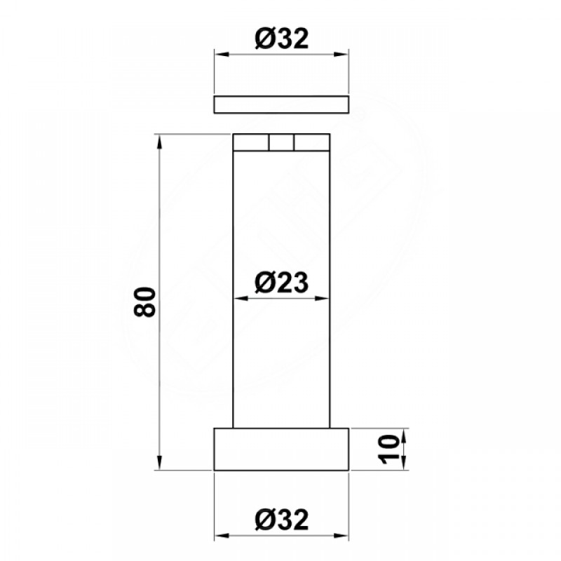 MAGNETIC DOOR RETAINER WALL / MATT NICKEL 