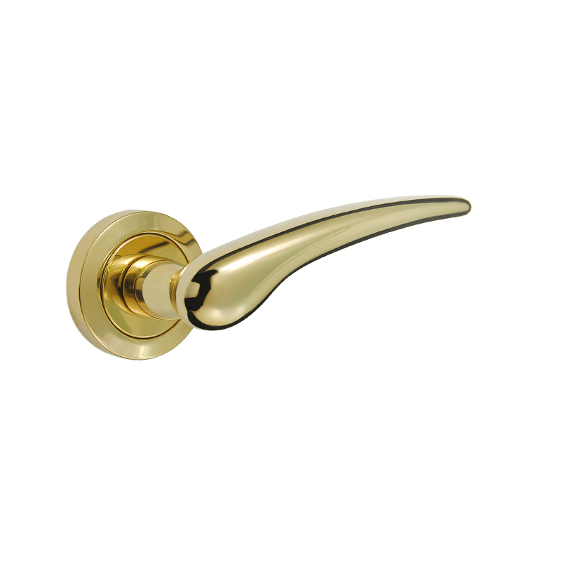PIN UP GOLD - PVD ROSETTE DOOR HANDLES