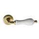 CIGNO GOLD ROSETTE - PORCELAIN DOOR HANDLES