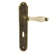 BAVARIA ANTIQUE PLATE - PORCELAIN DOOR HANDLES