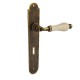 BAVARIA ANTIQUE PLATE - PORCELAIN DOOR HANDLES