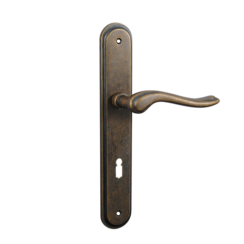 CASTEL ANTIQUE PLATE DOOR HANDLES