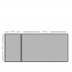 FIREPLACE CORNER COVER / 89.5,30.5x49.5 cm / RUST 
