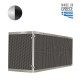 FIREPLACE CORNER COVER / 90,30x50 cm / MATT NICKEL