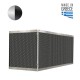 FIREPLACE CORNER COVER / 90,40x50 cm / MATT NICKEL 
