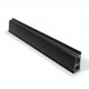 KITCHEN WORKTOP WALL END VOLPATO 24x45 / BLACK