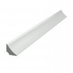 WORKTOP PROFILE WALL END 13x13 mm / WHITE