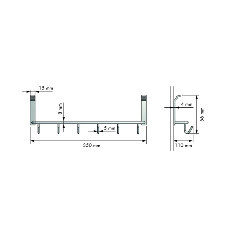 CLOTH HANGER RACK MC2 PREMIUM