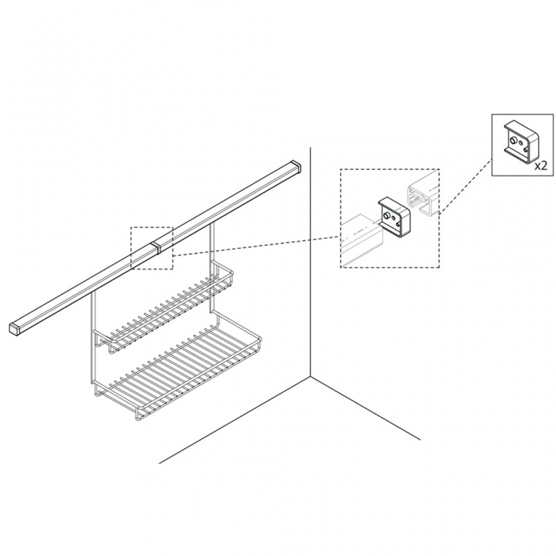 CONNECTOR BAR HANGER MC2