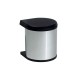 KITCHEN BIN INOX HAILO / 12 Ltr