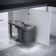 HAILO BUILD-IN, SEMI-AUTOMATIC SLIDING BIN, 30-40 CABINET / ANTHRACITE BUILD-IN SLIDING BINS