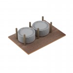 WOODEN PLATE HOLDER 80