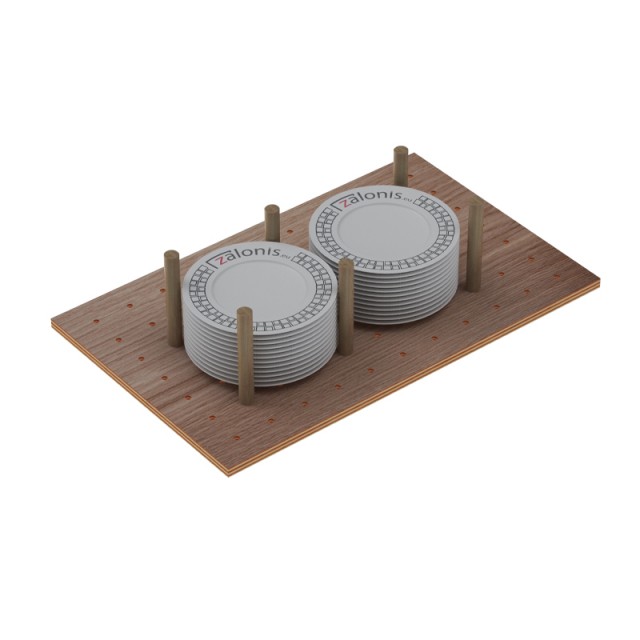 WOODEN PLATE HOLDER 90
