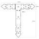 BLACK PERGOLA T CONNECTOR PERGOLA FITTINGS