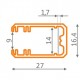 LED PROFILE MIKRO LINE / ANODISED ALUMINIUM  PROFILE MIKRO LINE